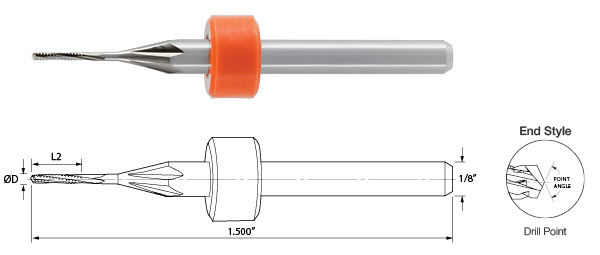 Series 2350 Drill Point Diagram